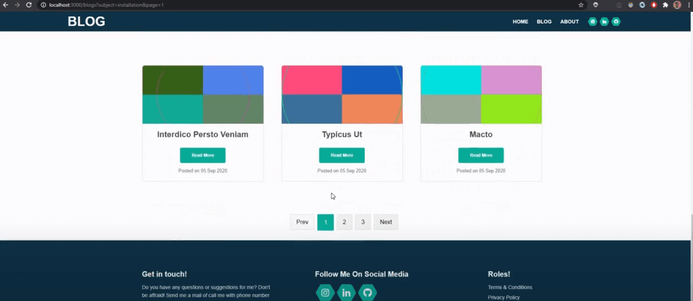 Blog Pagination