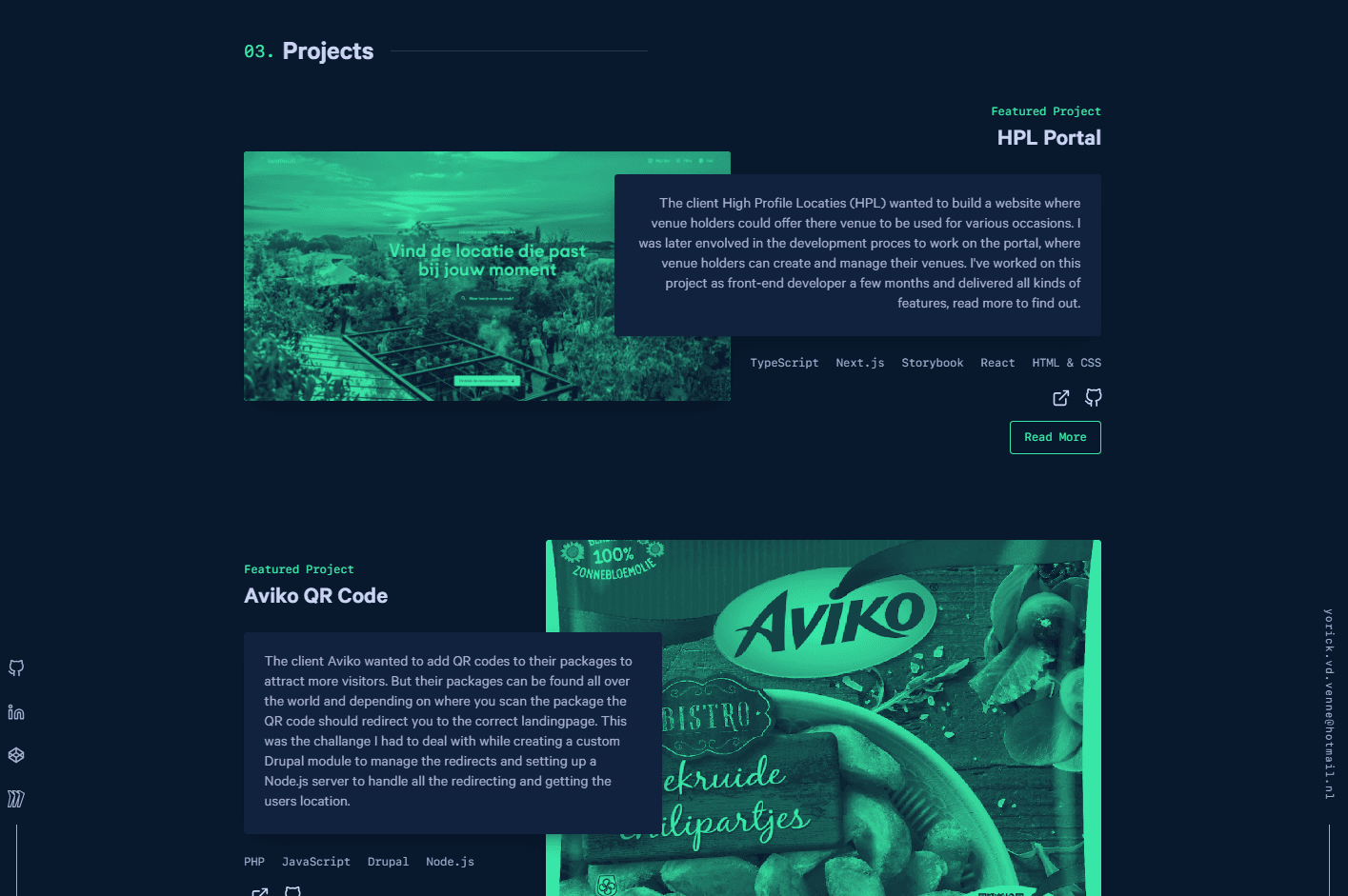 Featured Projects Layout